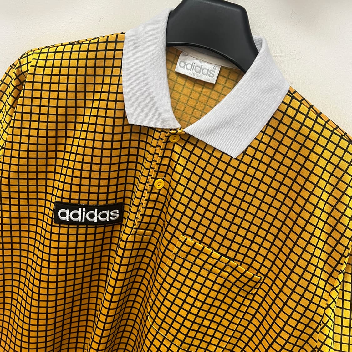 90s 아디다스 레프리 져지 카라 반팔티 105 상품이미지3