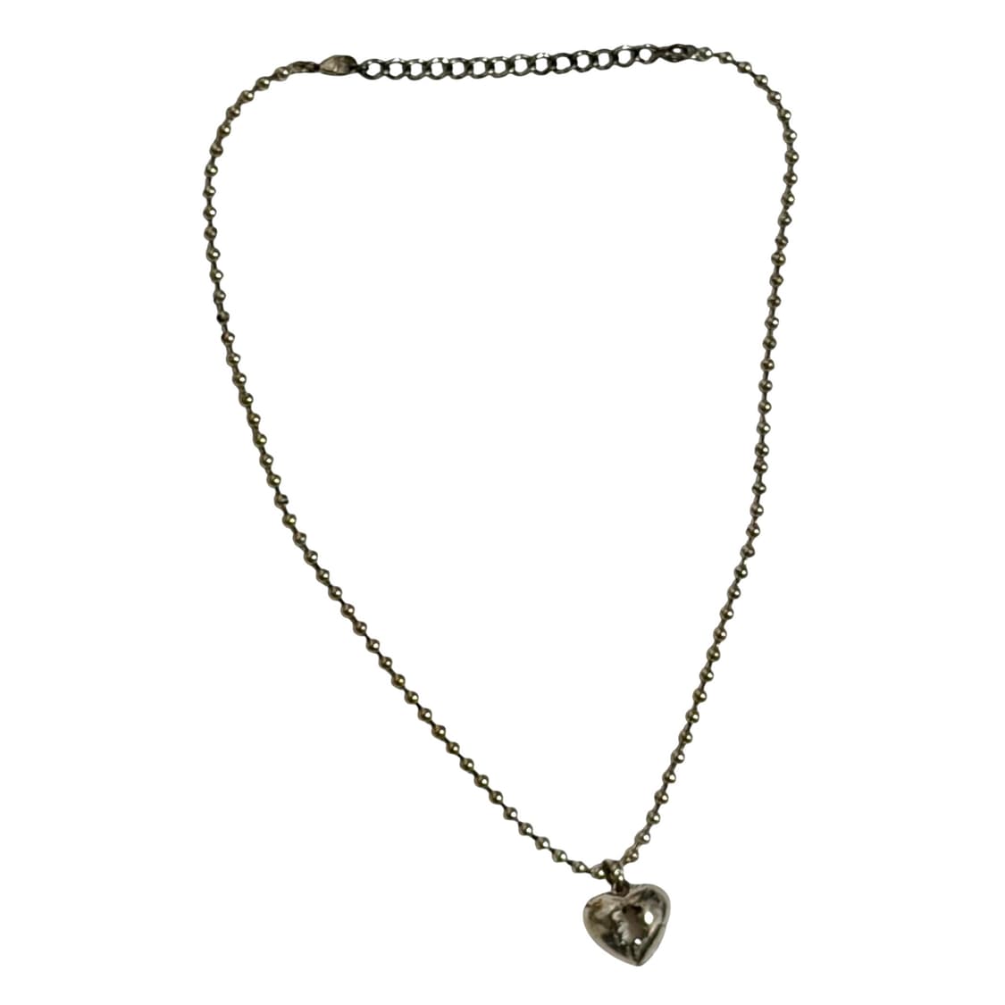 00s 레트로무드 핑크 하트 볼체인 목걸이 상품이미지4