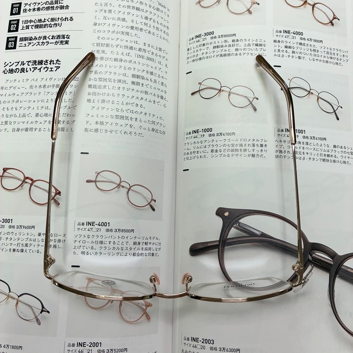 VERAWANG 베라왕 반무테 티타늄 스와로브스키 골드 안경 상품이미지9