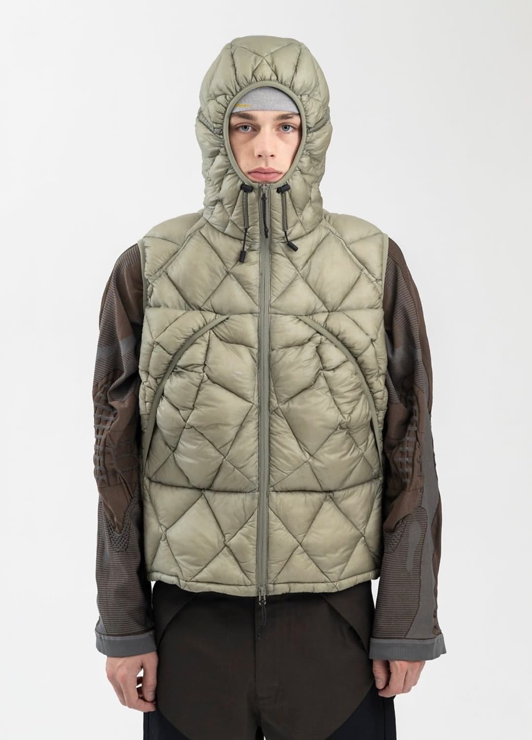 로아 패딩 베스트 카키 라지 (L) 상품이미지1