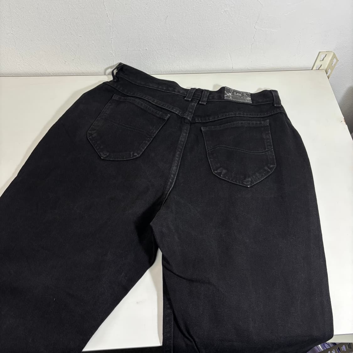 XL 올드 리 LEE 블랙 레귤러핏 블랙 데님팬츠 상품이미지1