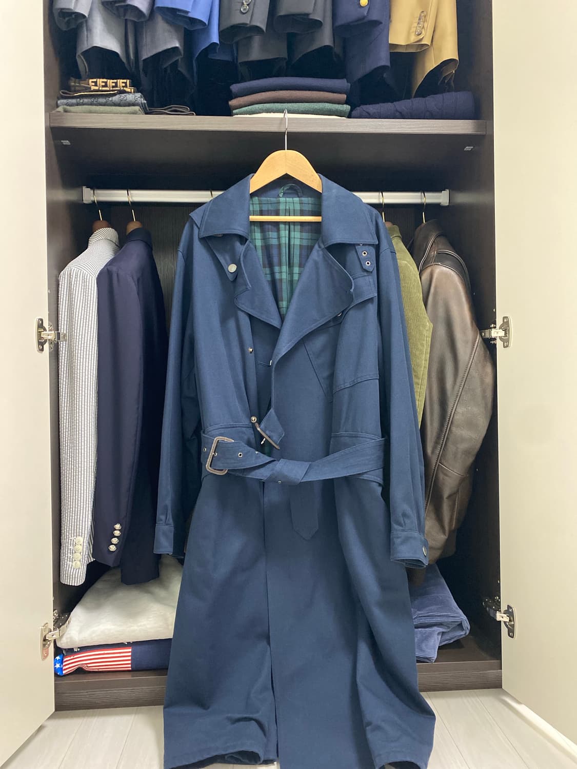 솔티(Sortie) 네이비 트렌치코트(Msize) 상품이미지1