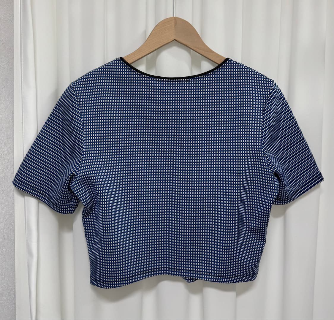 ZARA 자라 반팔 패턴 집업 상품이미지7
