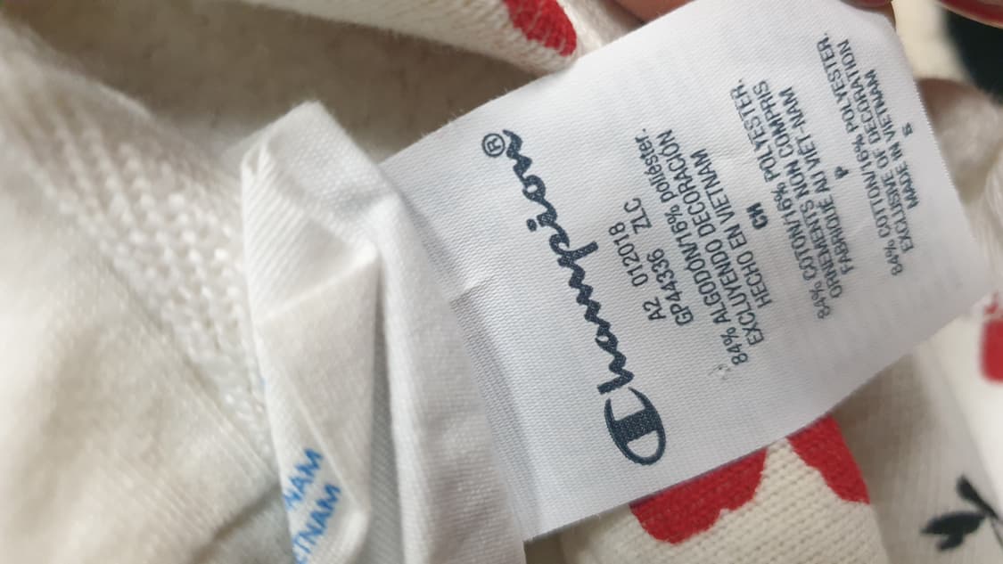 챔피온 체리 패턴 후드티 S 상품이미지3