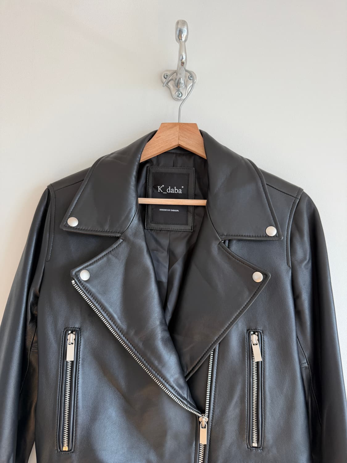 다바걸(D&B By DABAGIRL) 램스킨 레더 자켓 상품이미지2