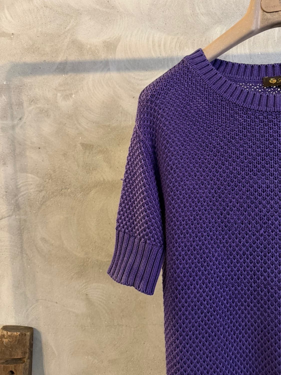 로로피아나 니트 반팔티셔츠 여성66-77 상품이미지5