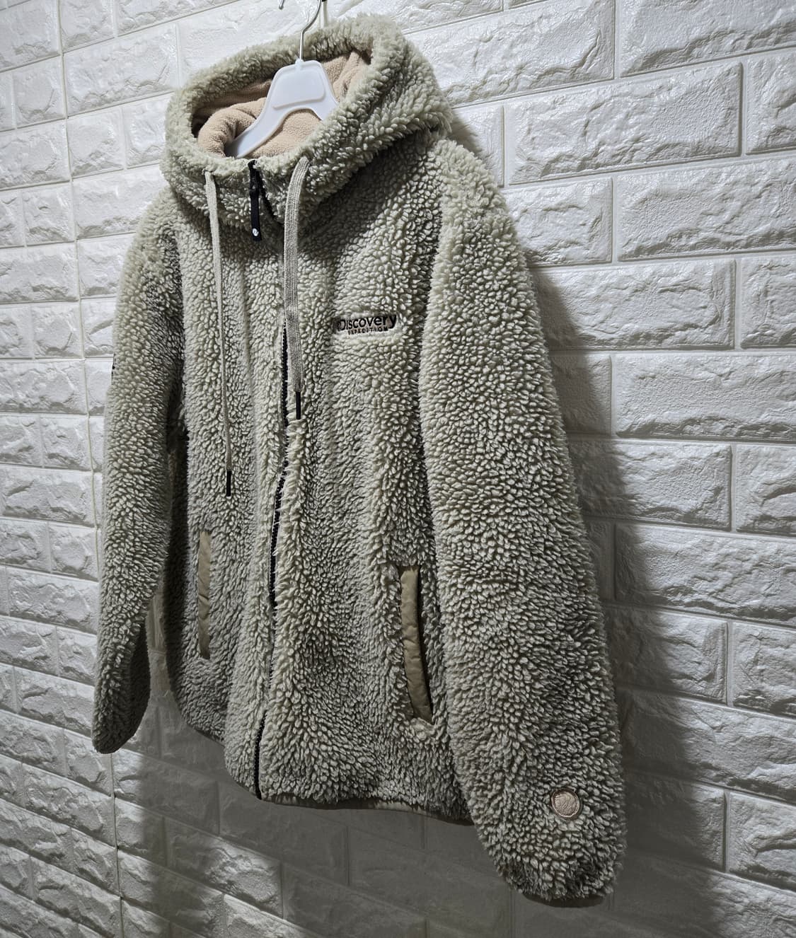 디스커버리 써모라이트 뽀글이 후드집업 자켓 95 상품이미지5