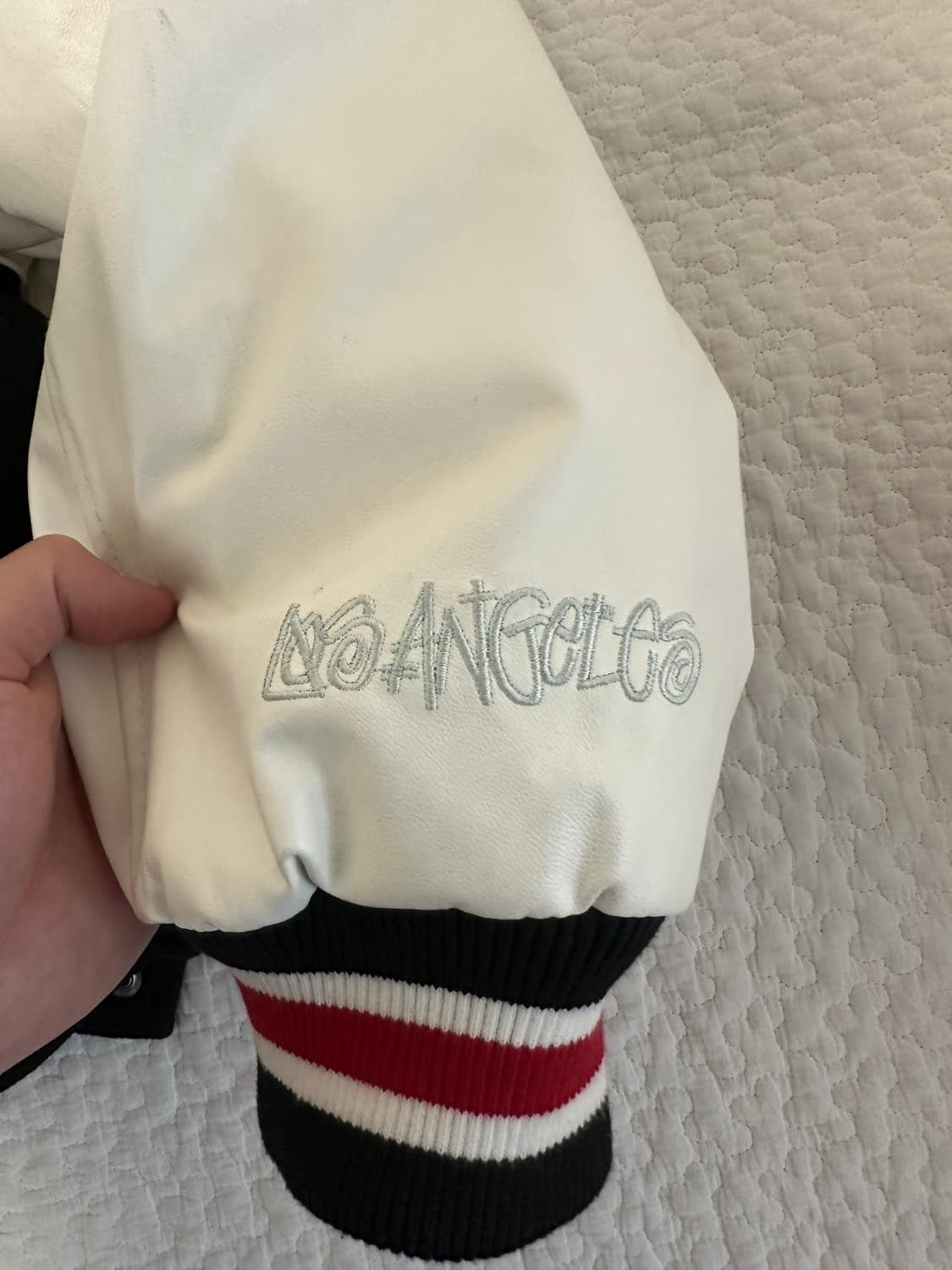 급처] 스투시 아워레가시 데님티어스 바시티 L 극미중고 싸게 판매!!! 상품이미지4