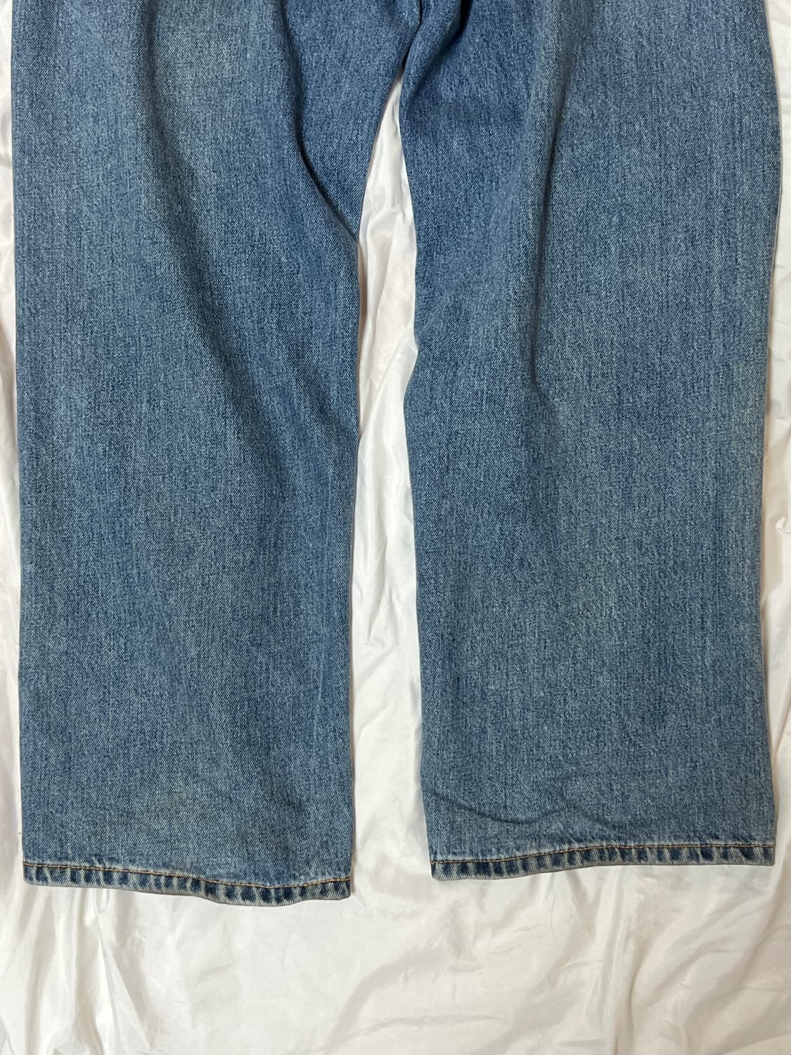 [M] 24ss 유스 와이드 데님 팬츠 미디엄블루 중청 상품이미지3