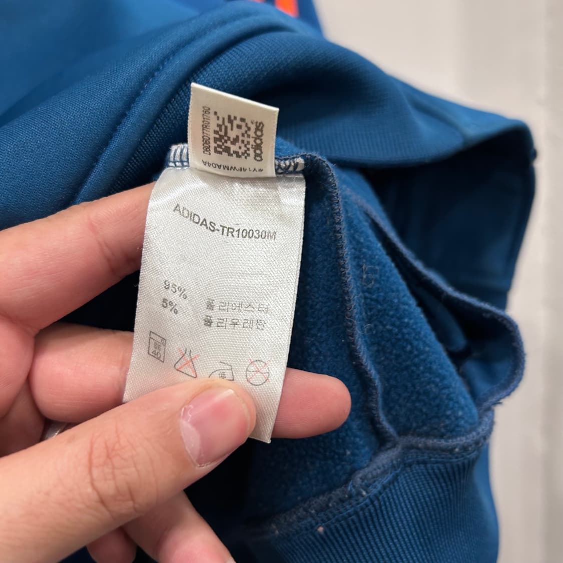 아디다스 마샬아츠 헤비코튼 래글런 트랙탑 상품이미지4