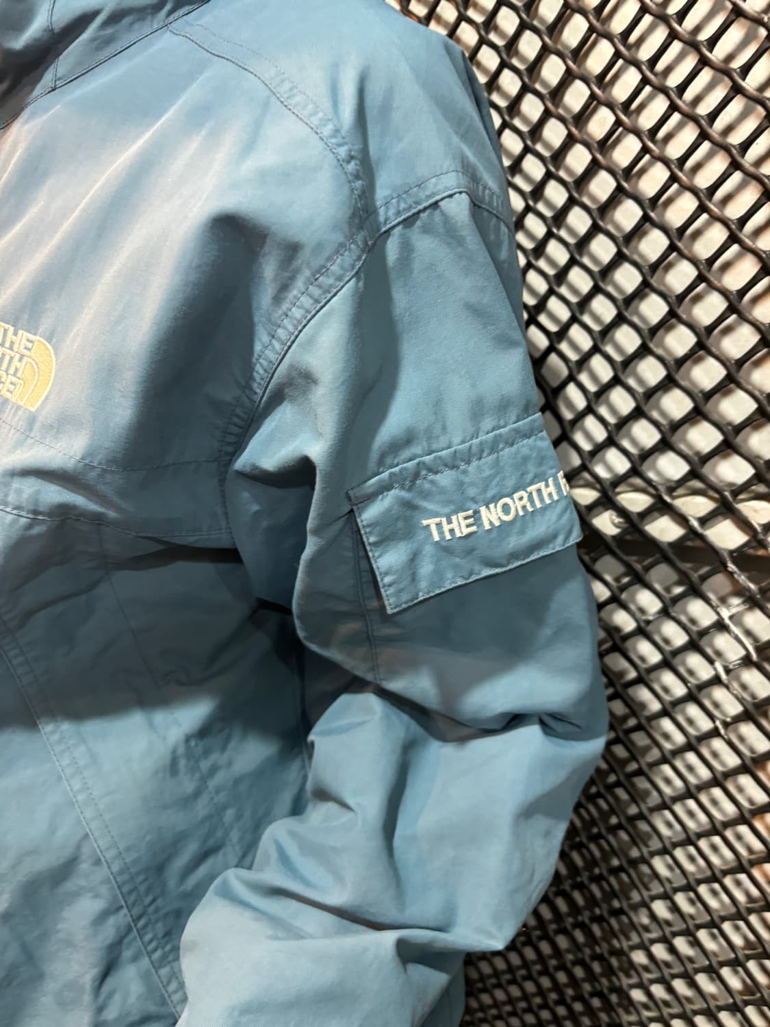 90s 노스페이스 빈티지 라이트블루 바람막이 자켓 상품이미지5