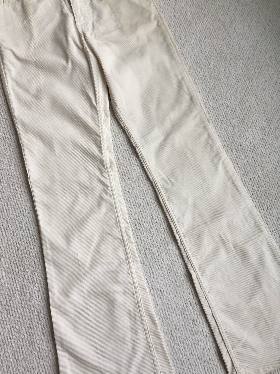 데드스탁 70-80‘s levis 517 화이트 코듀로이 팬츠 상품이미지4