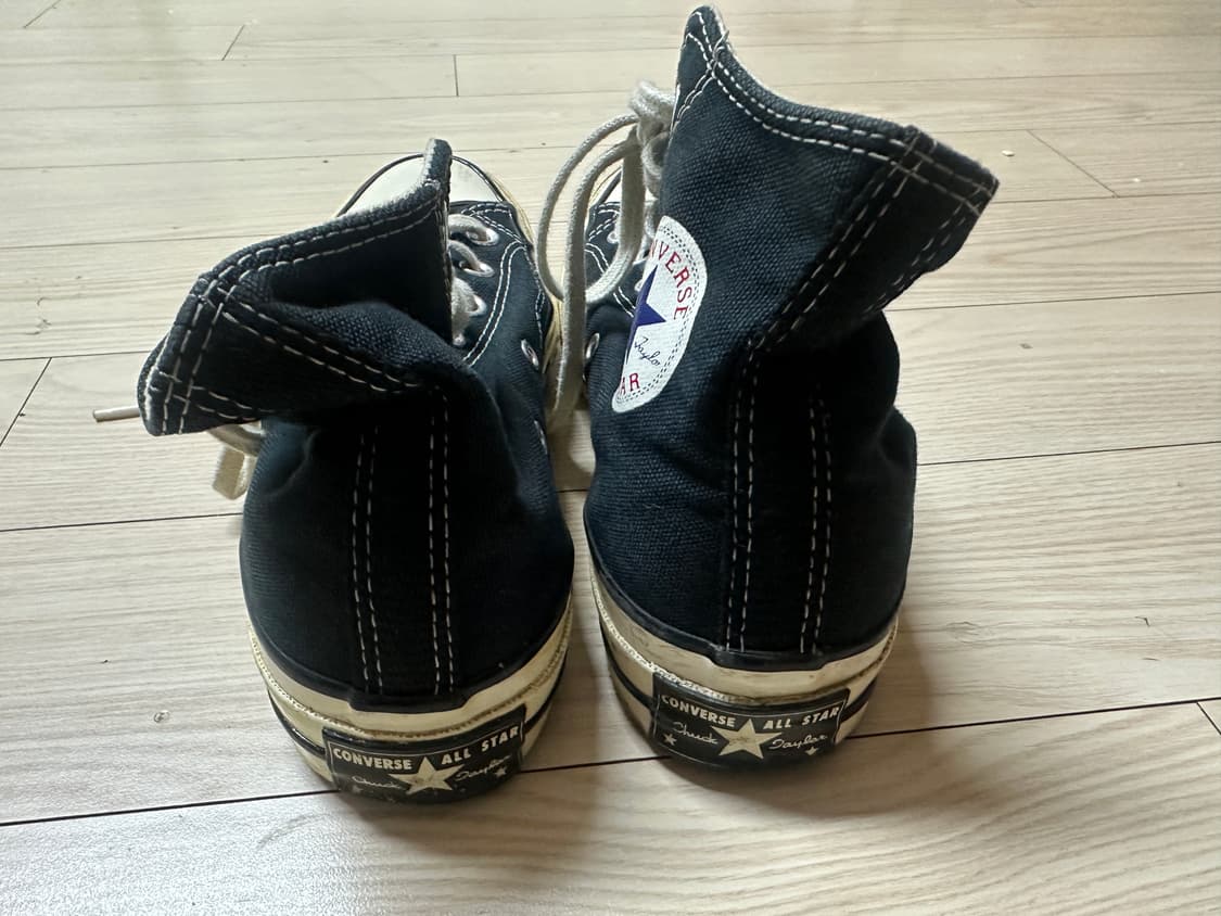 컨버스 척테일러 70 올스타 블랙 하이 스니커즈 상품이미지6