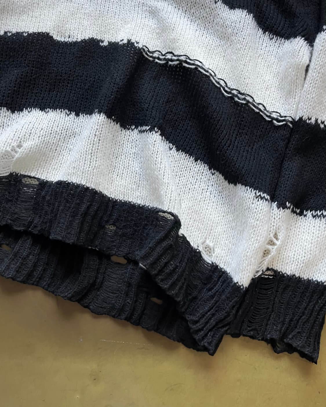 JPN Vintage Nirvana Destroyed Knit 상품이미지7