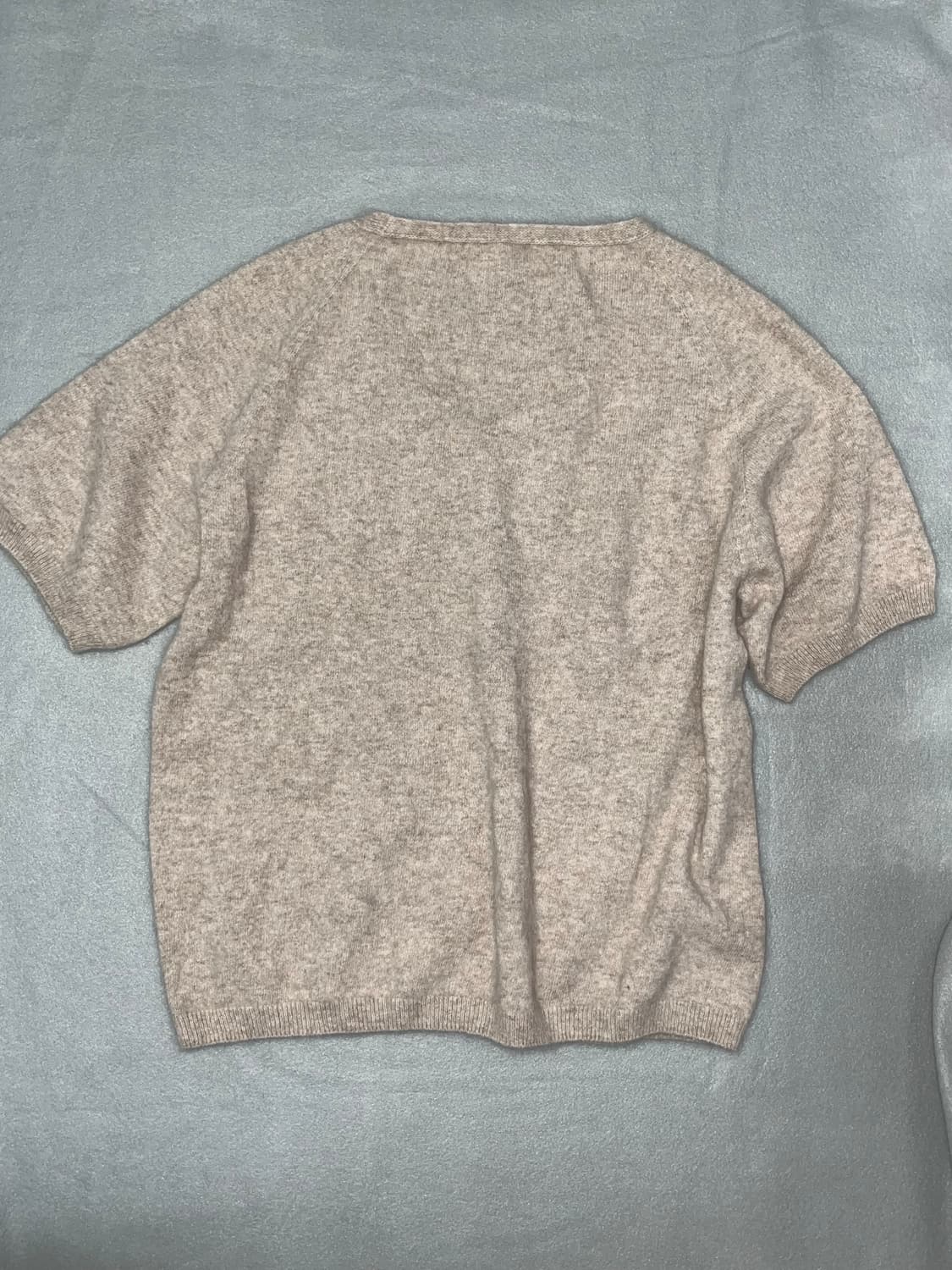 오트밀 베이지 캐시미어 니트 상품이미지4