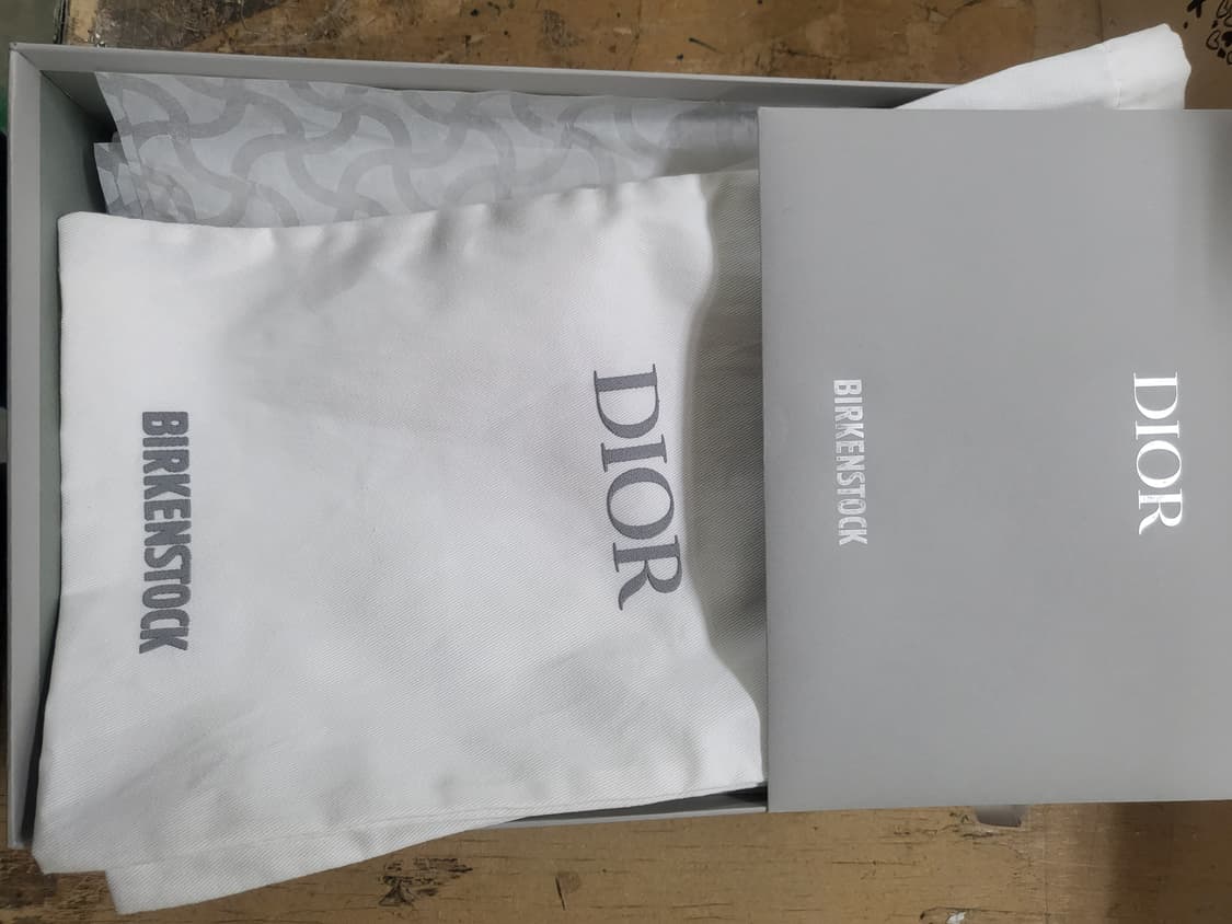 DIOR x BIRKENSTOCK 토키오 슬리퍼 샌들 42 베이지 상품이미지5