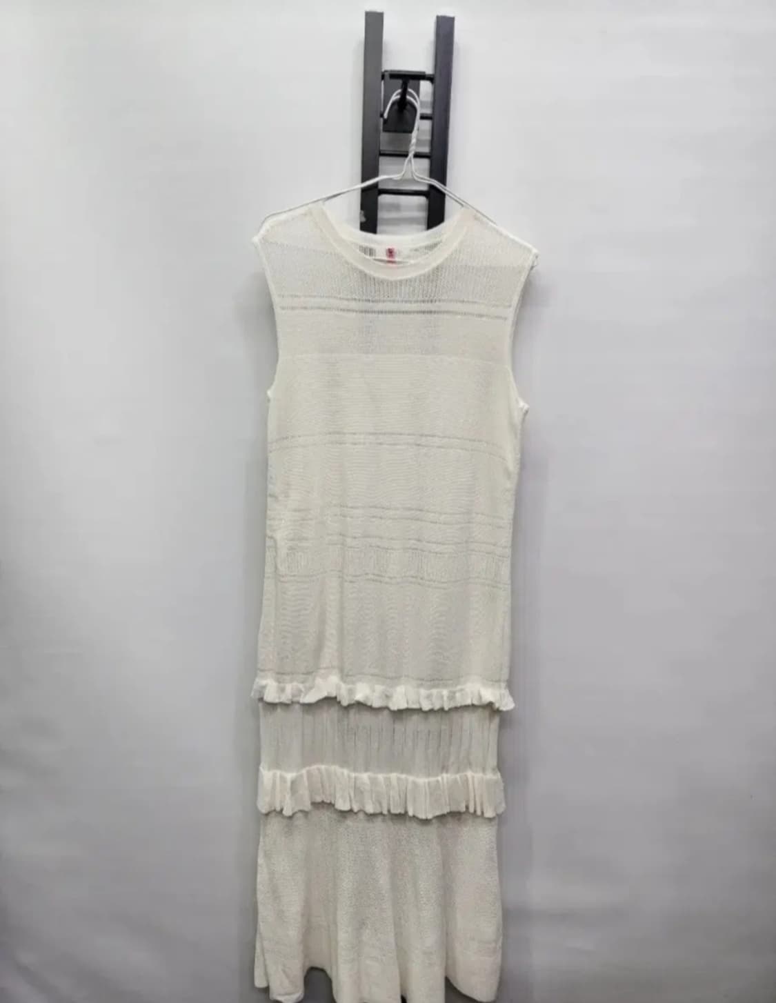 타임 니트 프릴 롱 원핏 90 상품이미지1