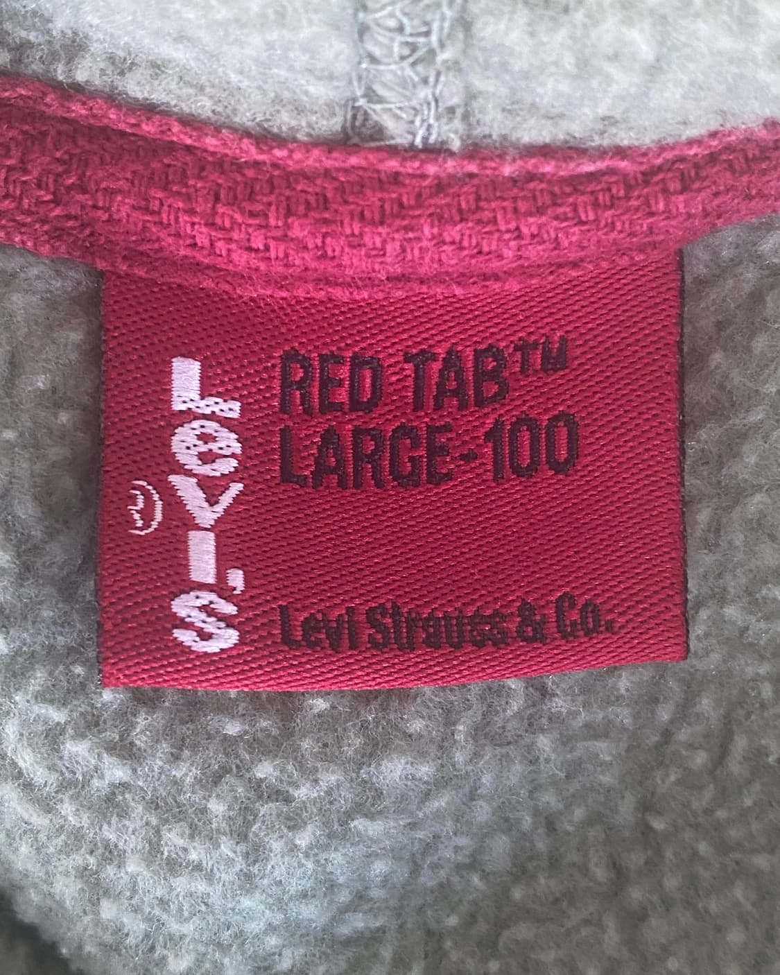 리바이스 레드탭 아치 로고 피스타치오 플리스 후드티 상품이미지6