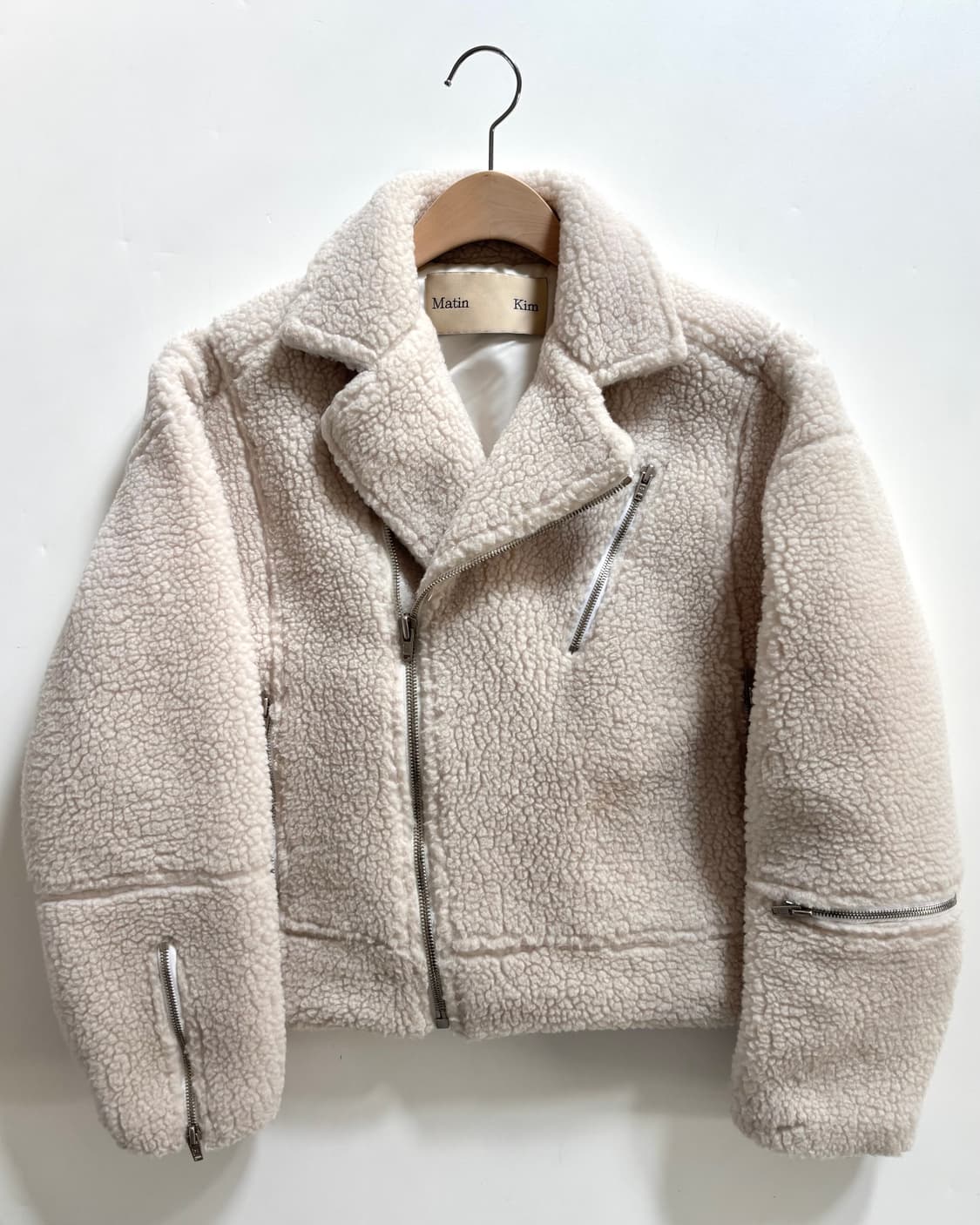 Matin Kim 마뗑킴 테디베어 하프 코트 무스탕 상품이미지4