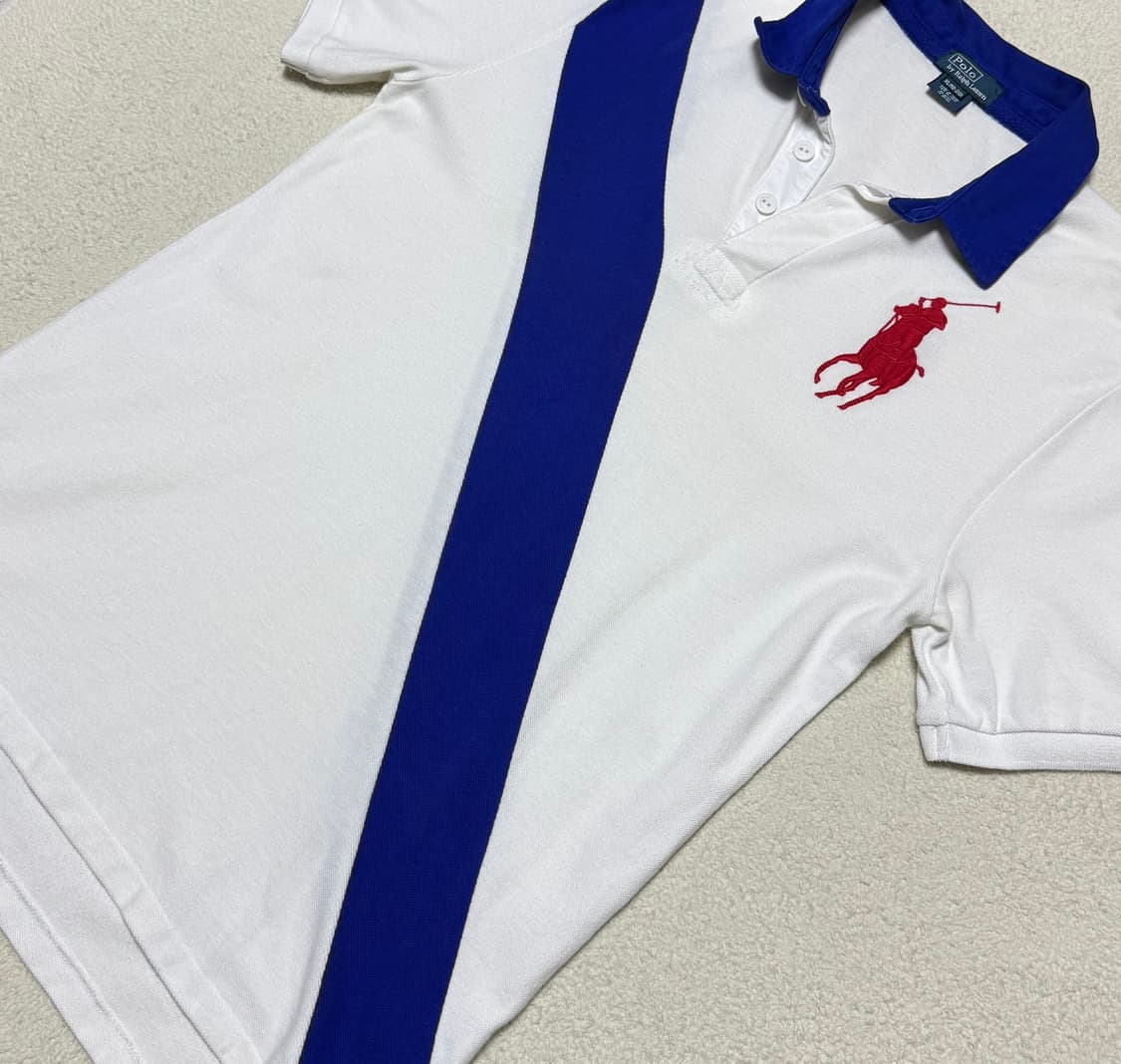 폴로 랄프로렌 빅포니 흰파 레드포니 반팔  상품이미지3