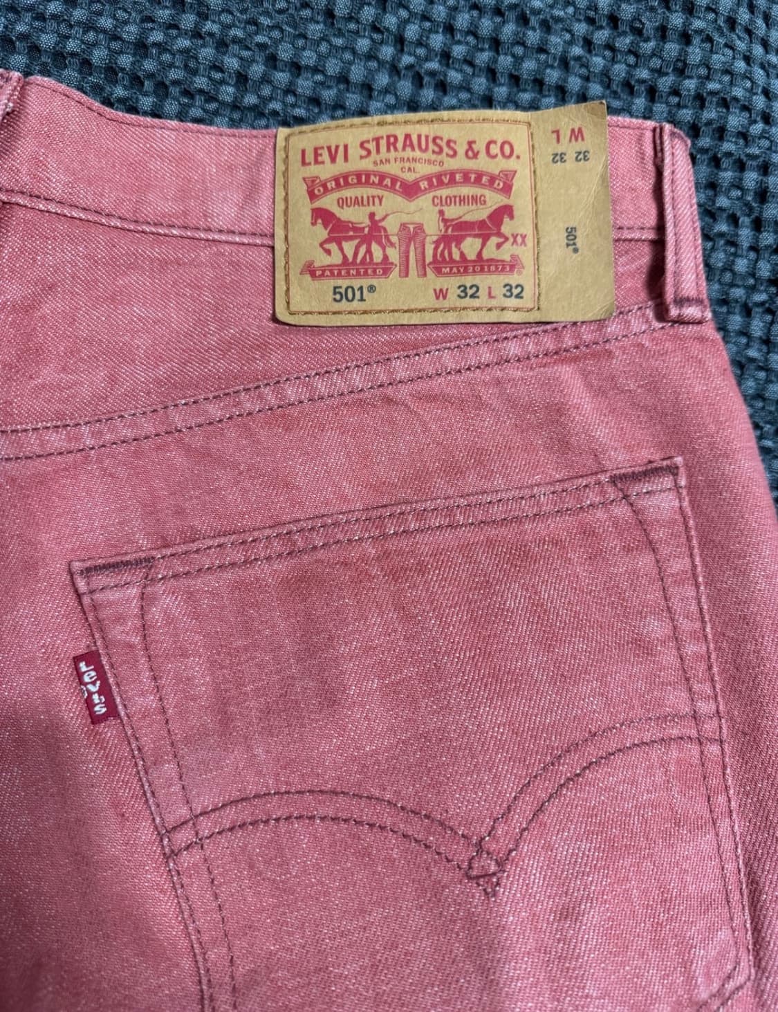 화이트 오크 콘밀 데님 리바이스 501/ 32x 32 상품이미지5