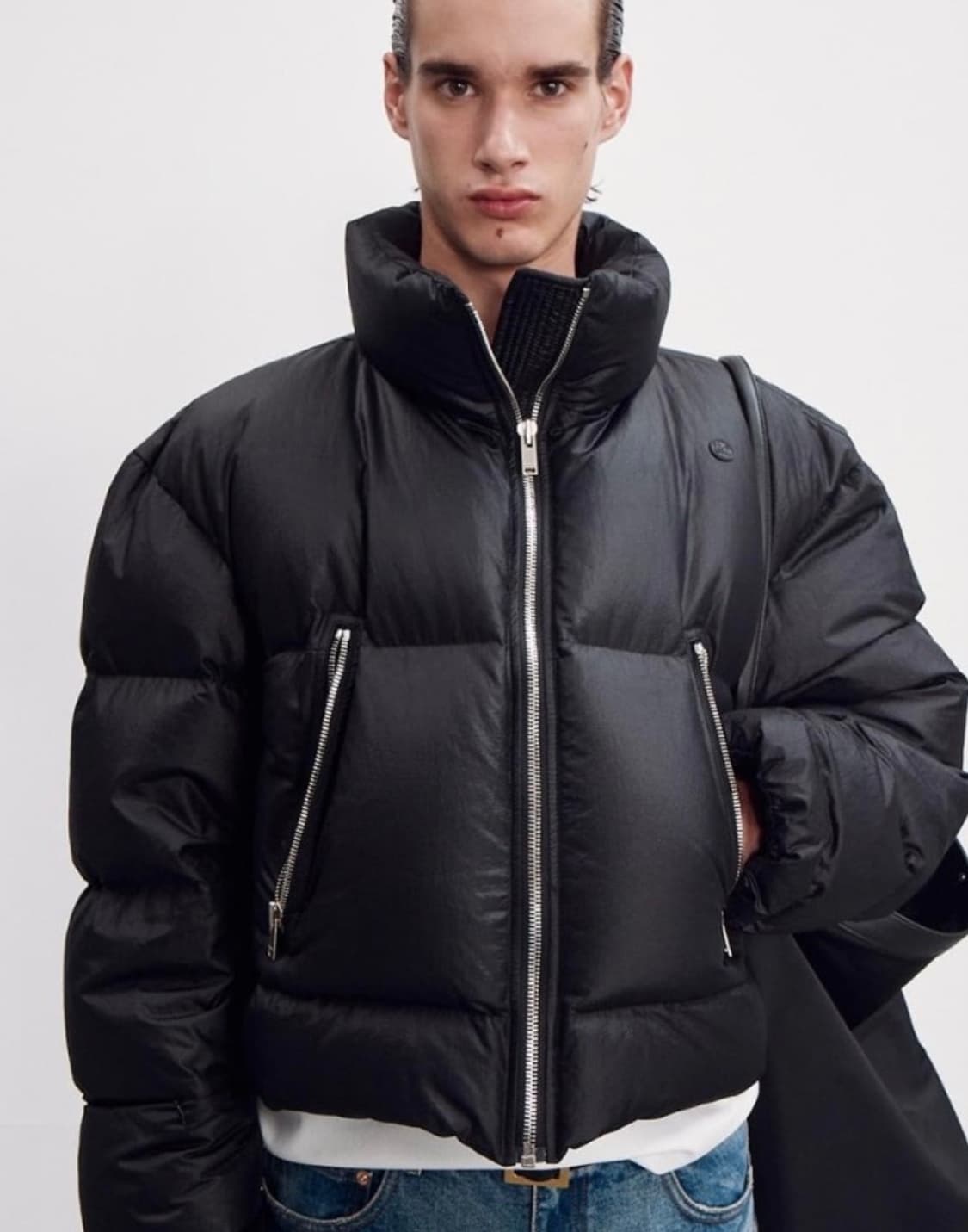 렉토 블랙 푸퍼 패딩 L (구스) 105 상품이미지3