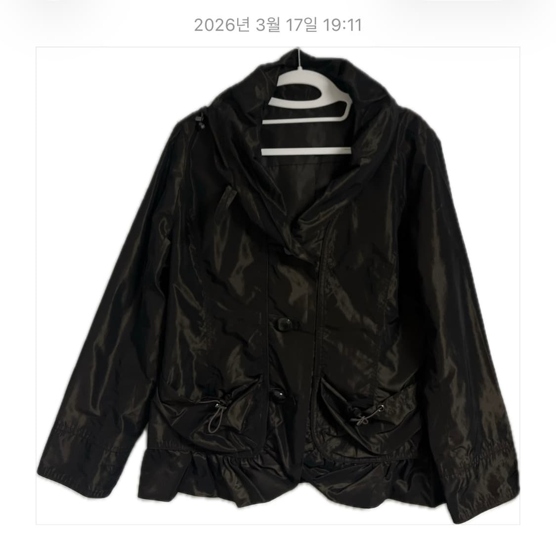 브라운 유광 자켓 상품이미지1