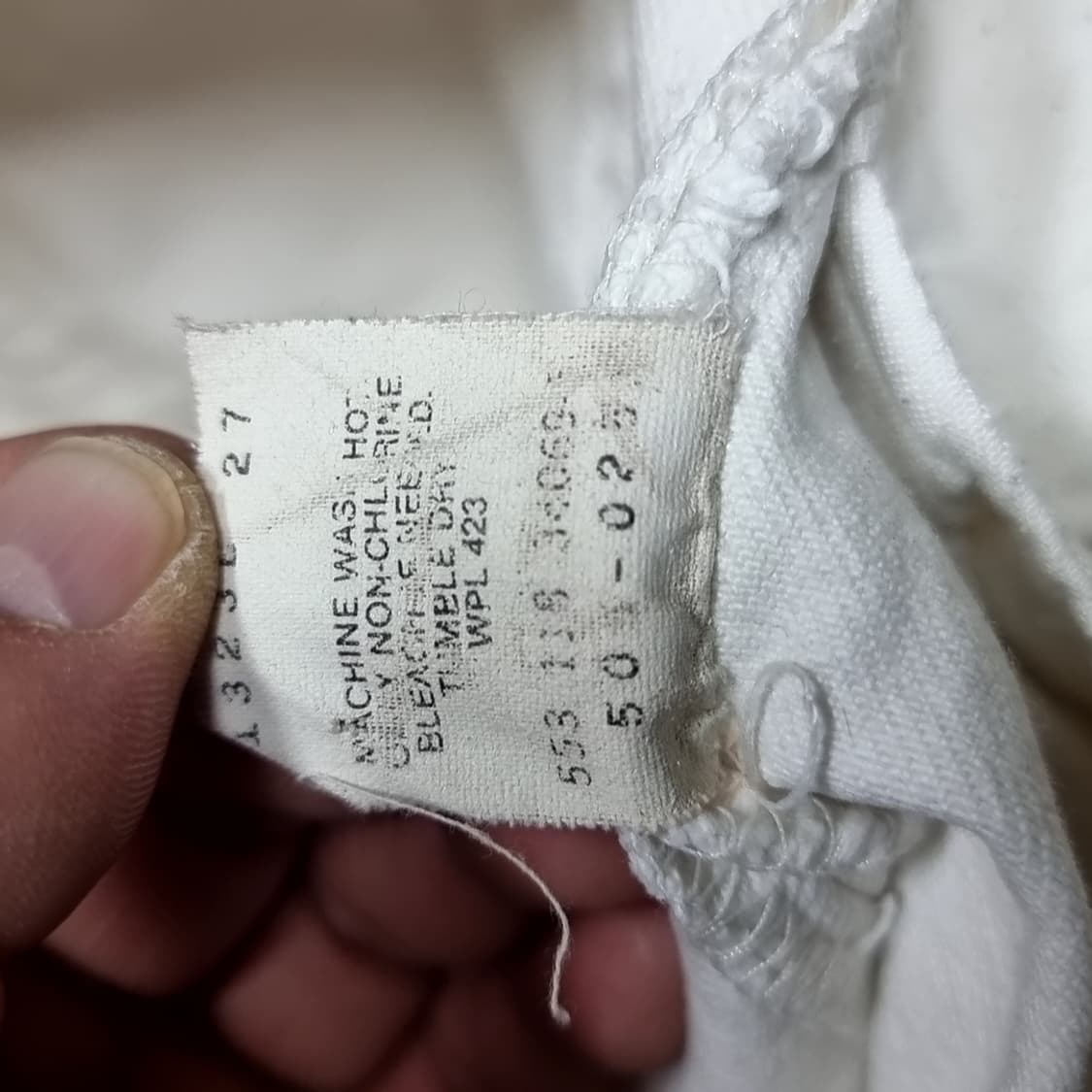 미국제조 usa 리바이스 90s 505화이트데님(33) 상품이미지2