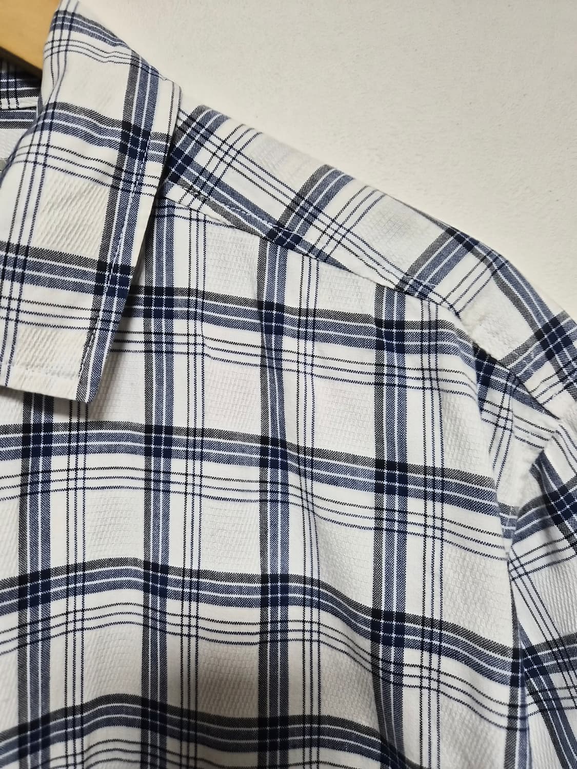 피코Piko 메인 패턴 체크 반팔셔츠 L - S408 상품이미지2