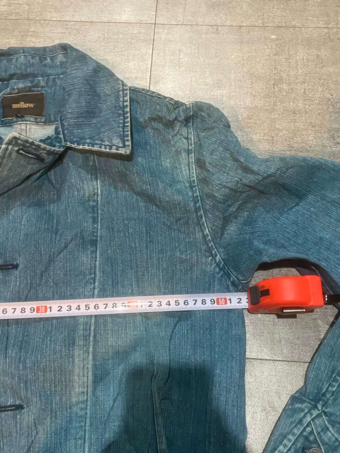 일본빈티지 Mellow 올드스쿨아메카지 오리엔탈긱시크 보헤미안데님자켓 상품이미지3