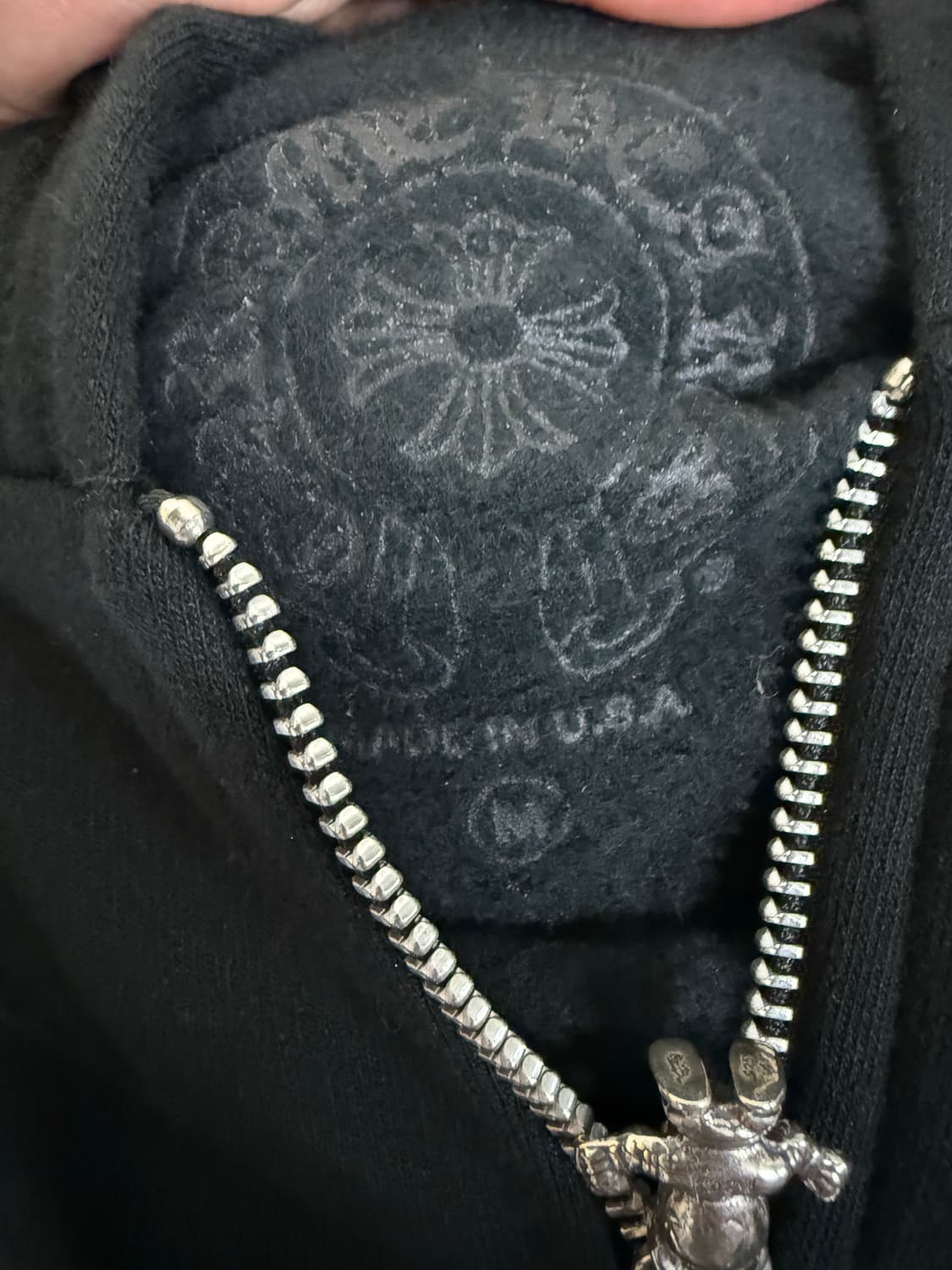 M 크롬하츠 포티 후드집업 블랙 상품이미지3