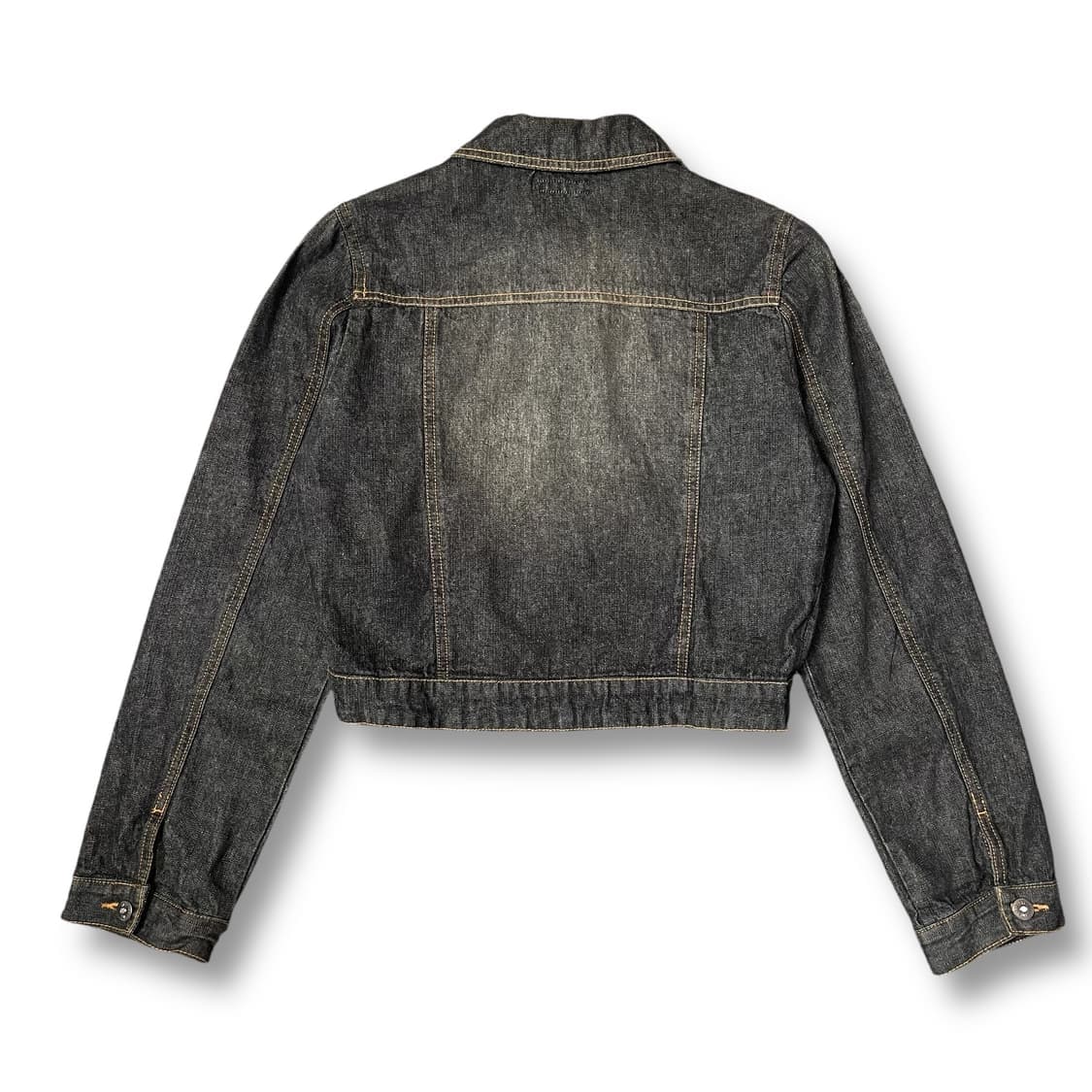 로사체리 흑청 워싱 데님 숏 자켓 L 상품이미지2