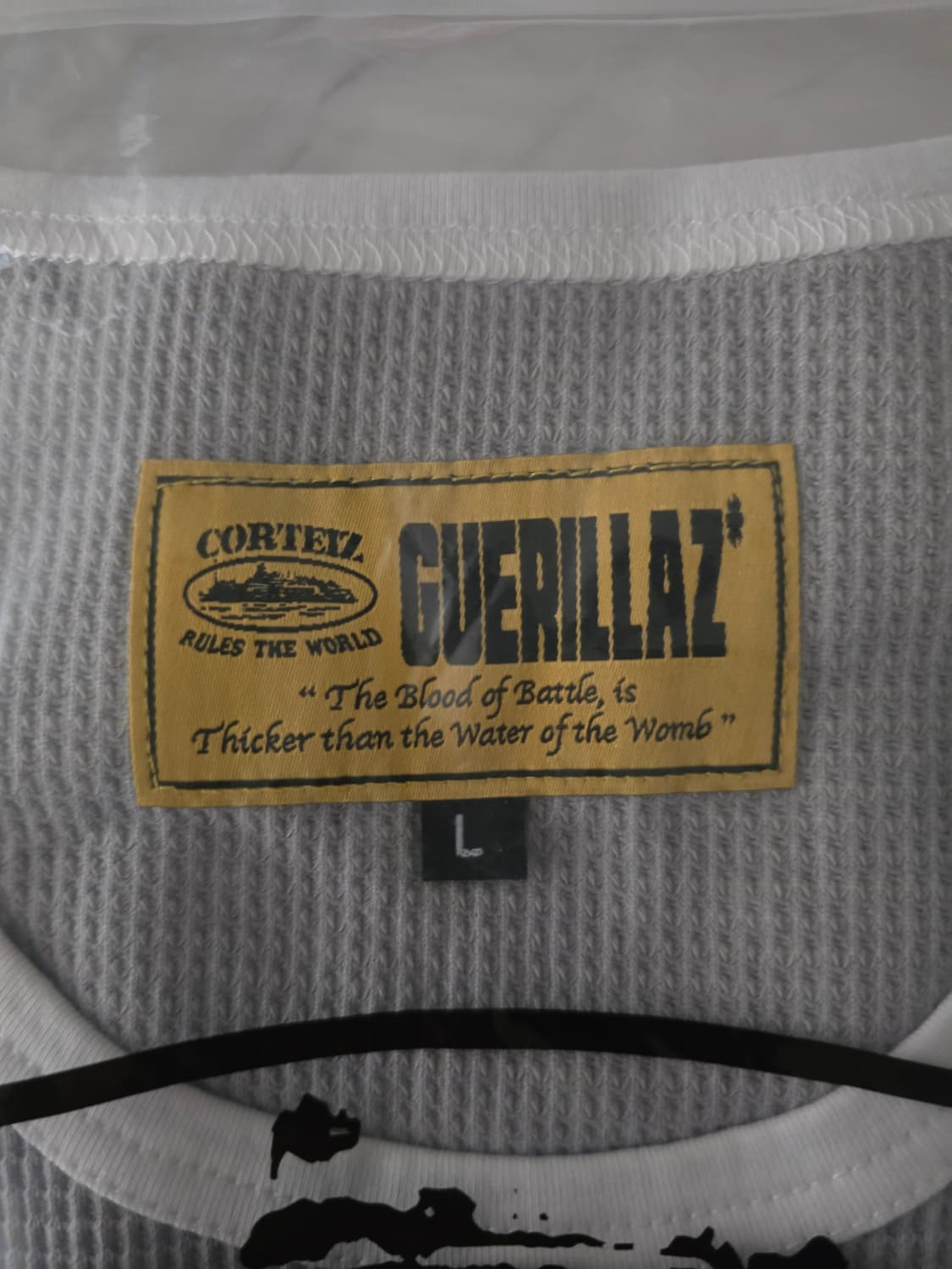 Corteiz tank grey L 코르테이즈 와플 탱크 그레이 상품이미지4