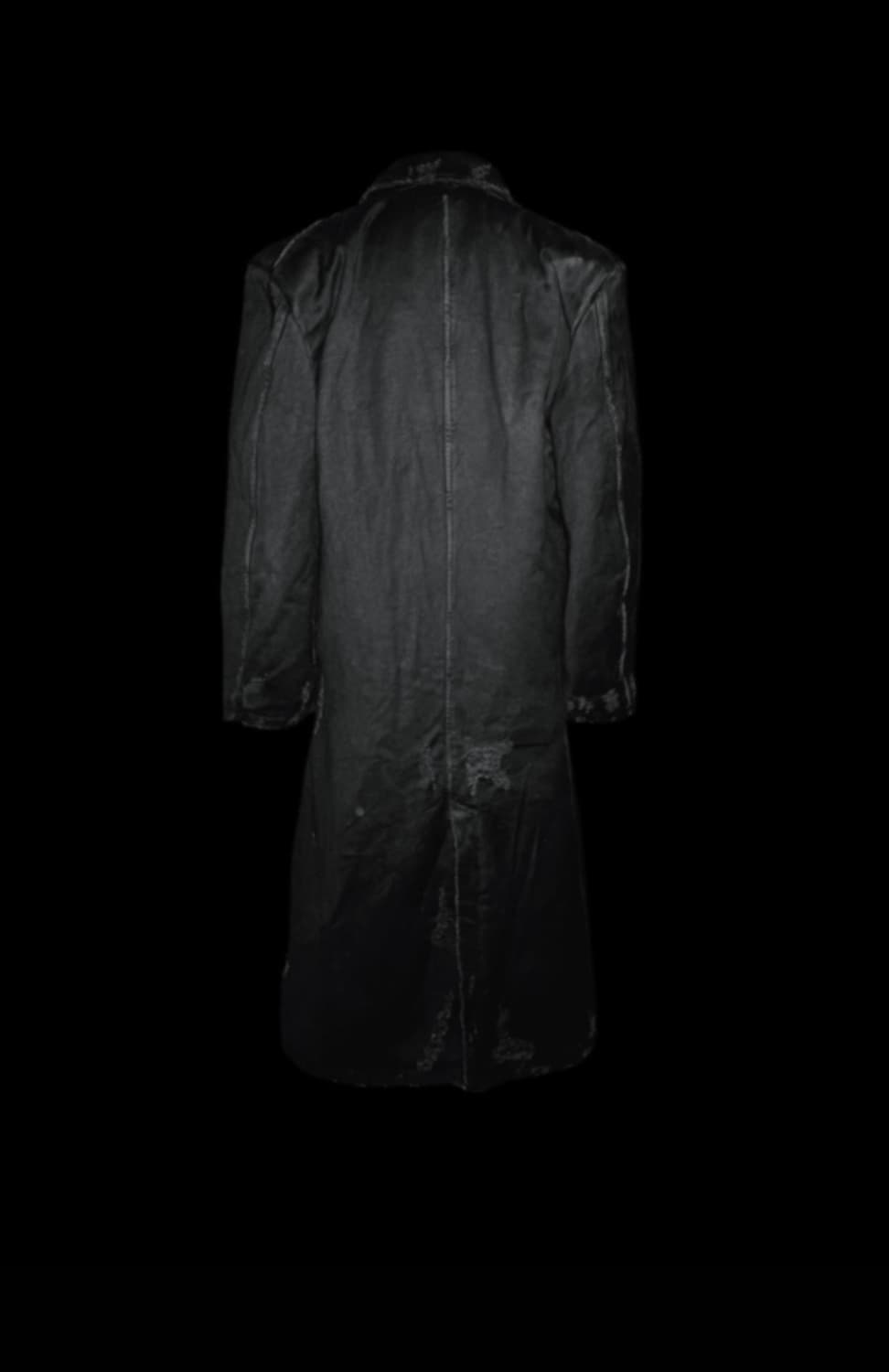 emostance club 디스트레스드 데님 코트 1 사이즈 상품이미지2