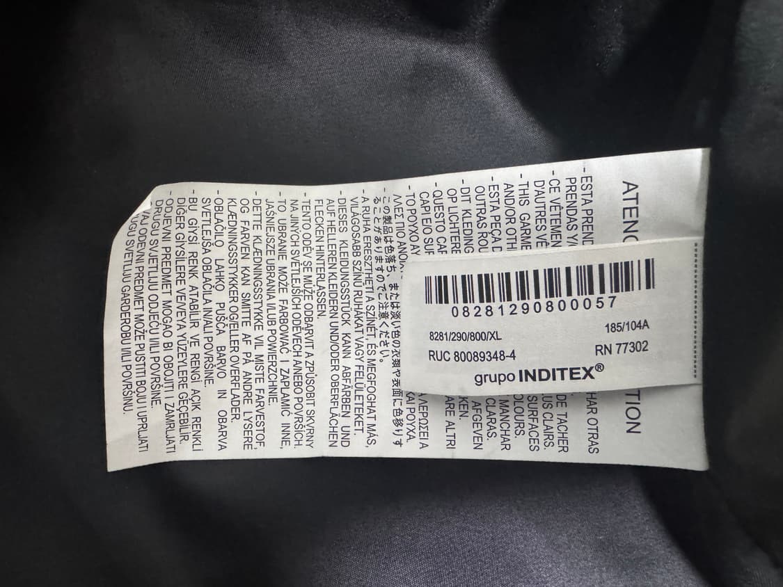 자라 스웨이드 자켓 블랙 상품이미지3