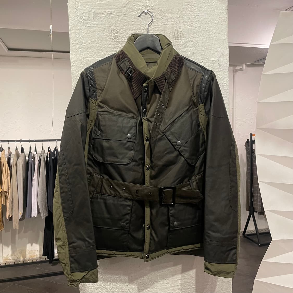 미하라 야스히로 패치워크 패딩 자켓 상품이미지1