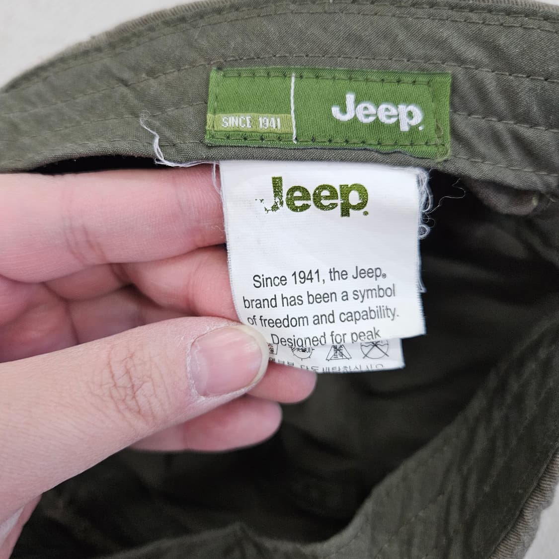 [F] JEEP Y2K 워싱 볼캡 모자 0121Y2 상품이미지7