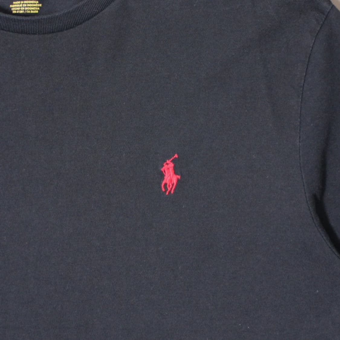 Polo 폴로 랄프로렌 블랙 라운드 티셔츠 상품이미지2