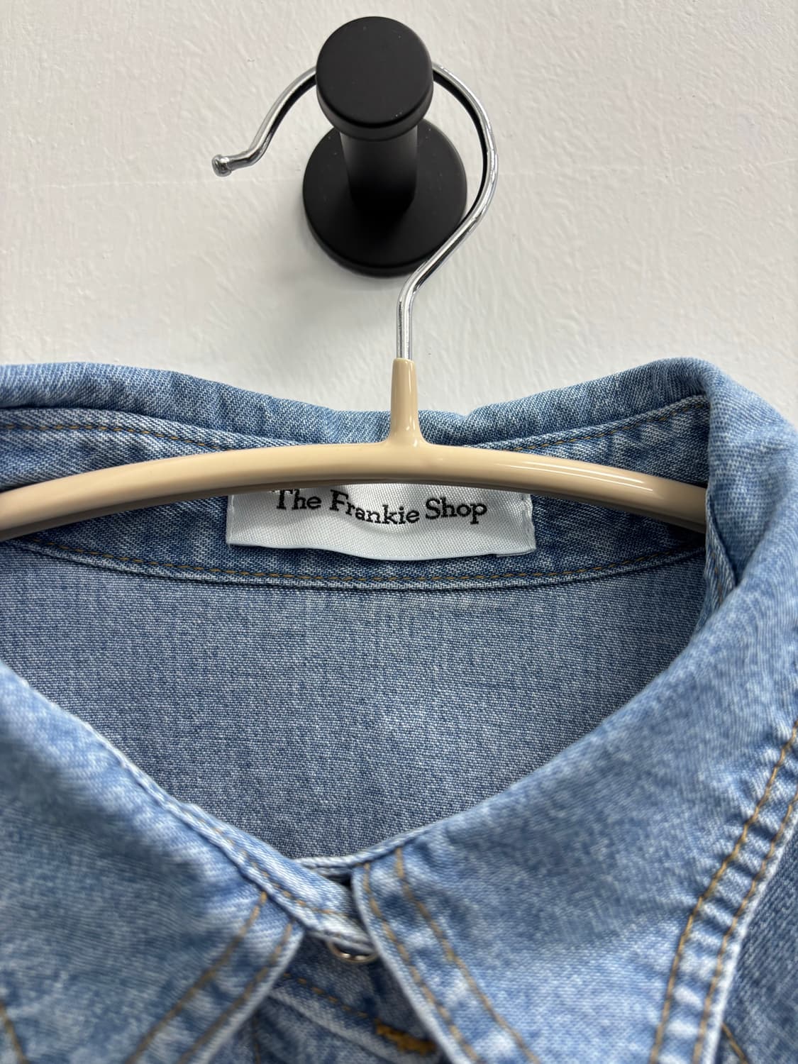 [새상품] 더 프랭키 샵 데님 셔츠 오버사이즈 상품이미지2