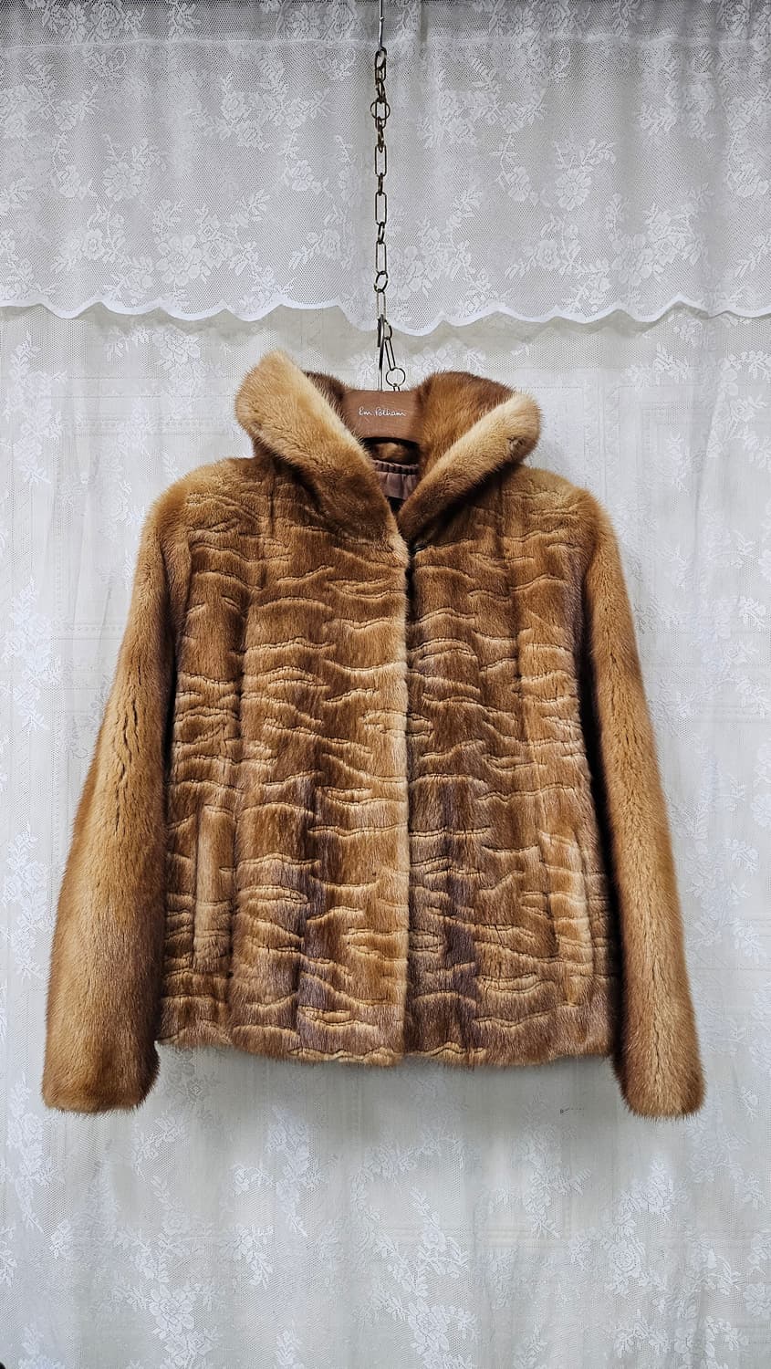 통밍크 후드 점퍼코트 상품이미지3