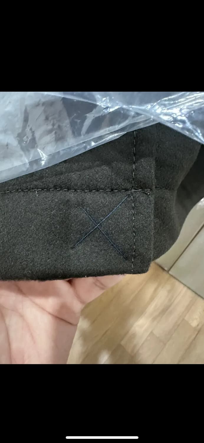 마마가리 22FW 캐시펠트 발마칸 코트 카키브라운 - 50사이즈 상품이미지7