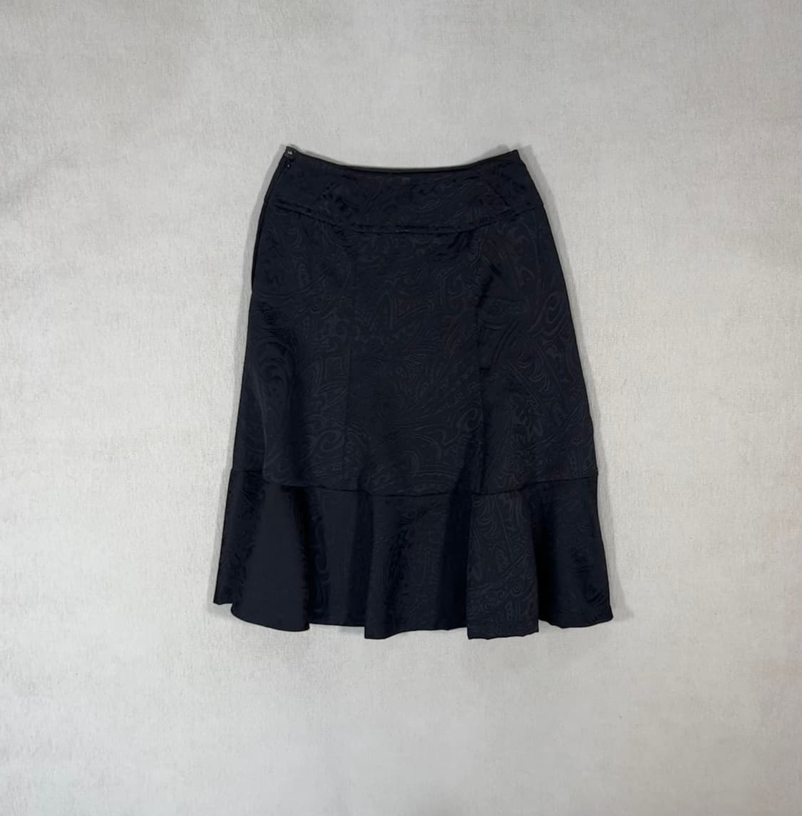 Pattern Black Skirt 상품이미지4