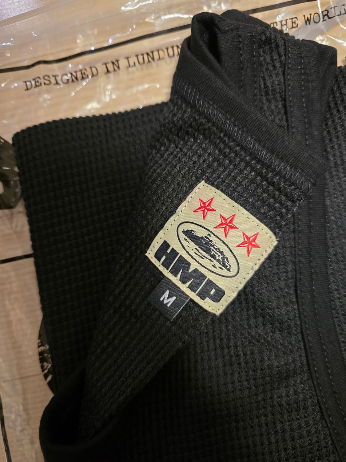 Corteiz bolo tank black M 코르테이즈 와플 슬리브리스 상품이미지3