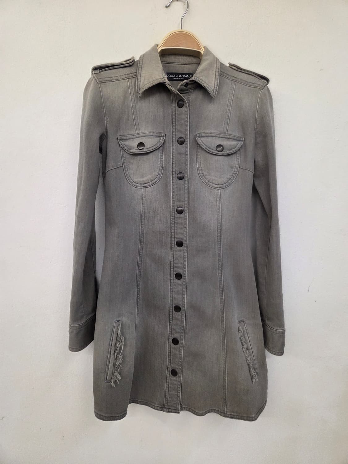 돌체앤가바나 데님 셔츠 원피스 상품이미지1