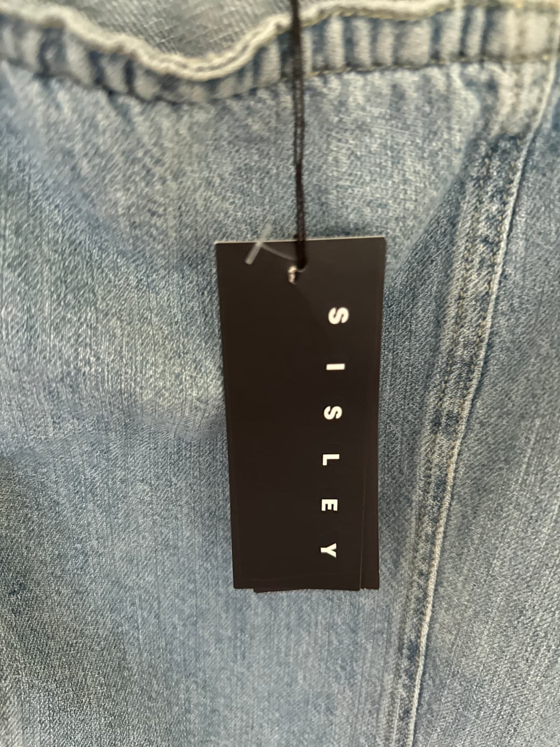 Sisley 청 블라우스 상품이미지3