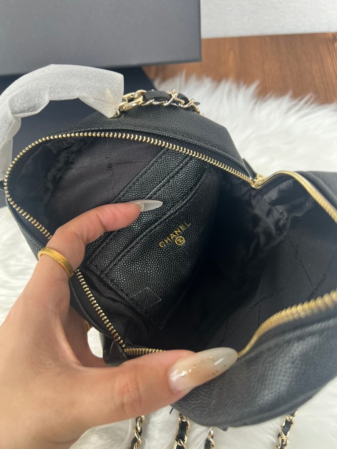 샤넬뷰티 캐비어 백팩 블랙 무료배송 상품이미지8