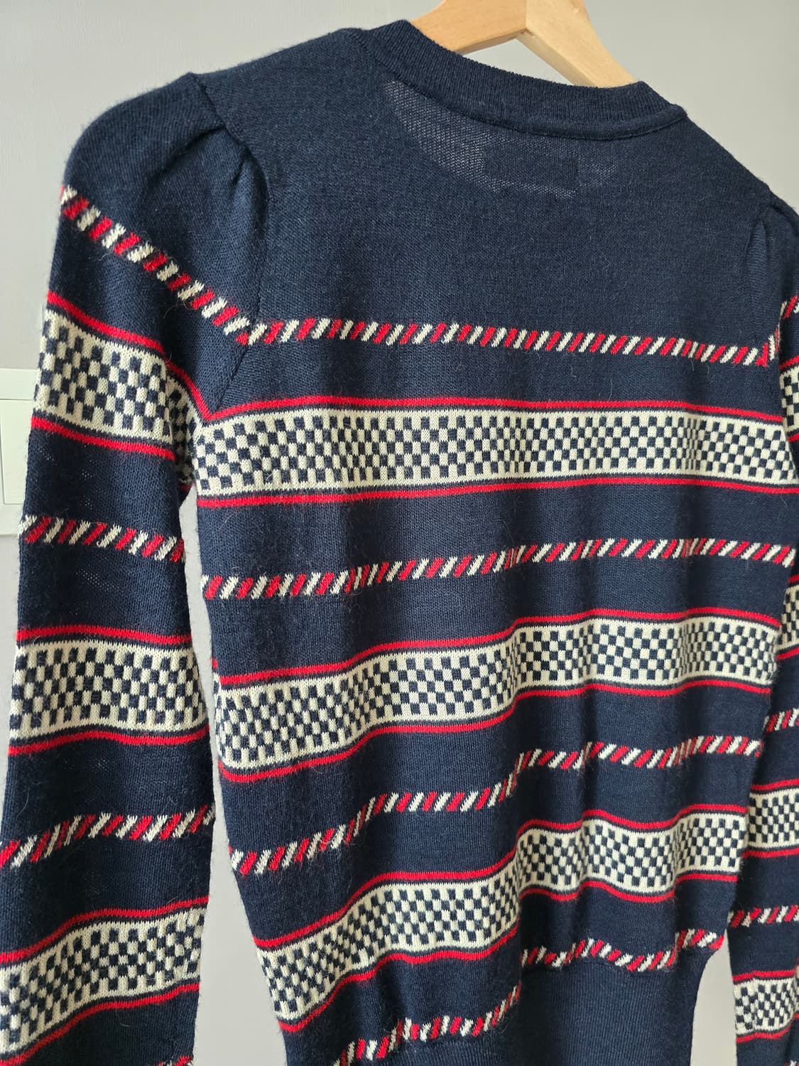 이자벨 마랑 에뚜왈 스트라이프 체크 니트 상품이미지6