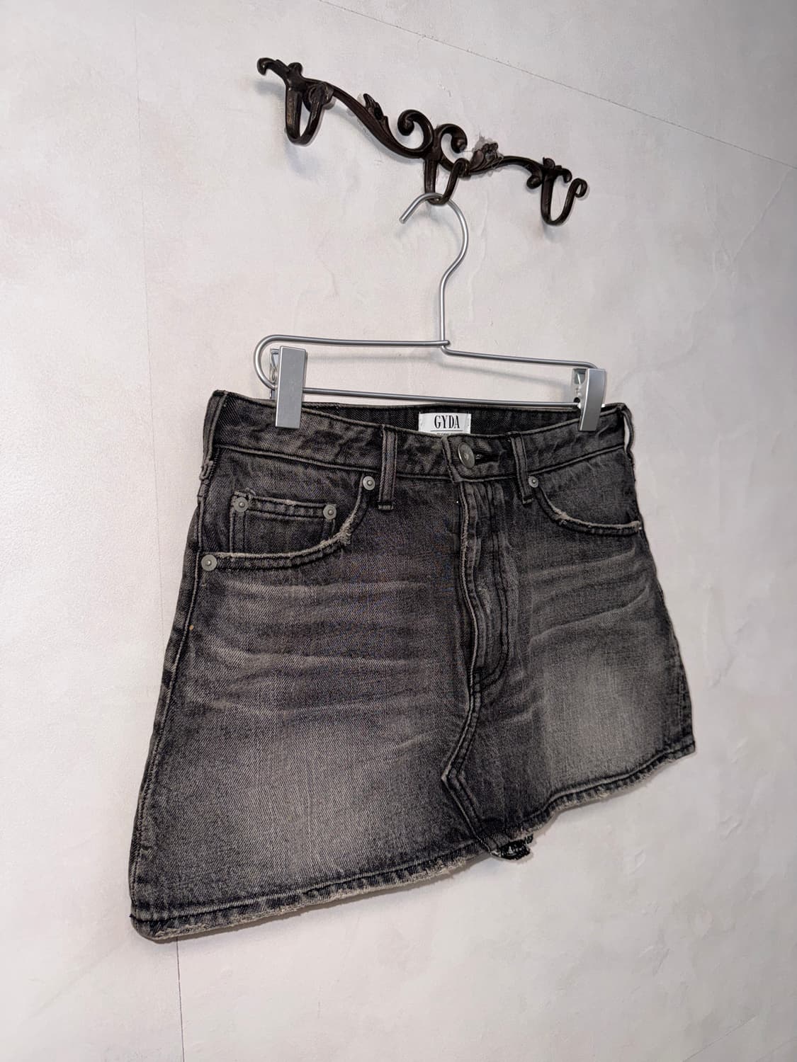 GYDA washing gray denim mini skirt 상품이미지2