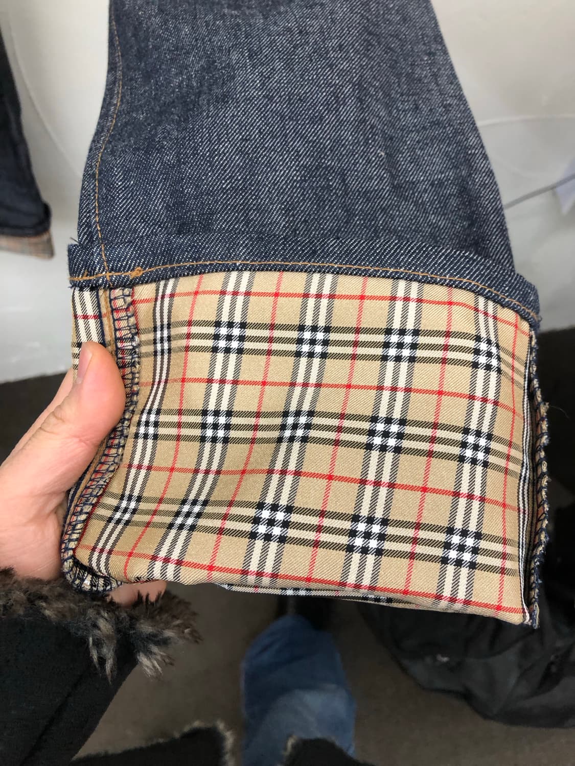 버버리 블루 라벨 데님 팬츠 상품이미지6