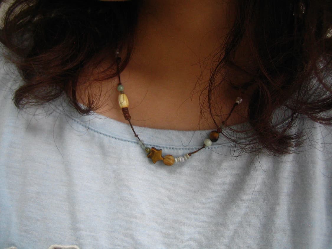 autumn shower necklace 어텀 샤워 핸드메이드 목걸이 상품이미지6